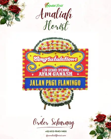 Sewa Papan Bunga Mas